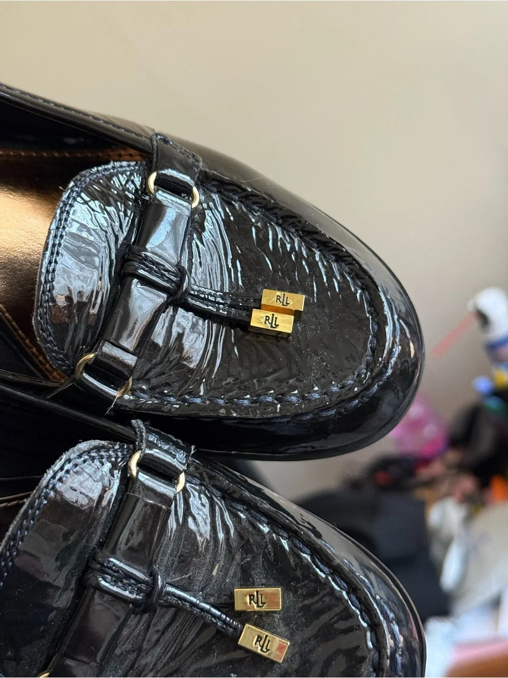 Lauren Ralph Lauren black wedges size 9
